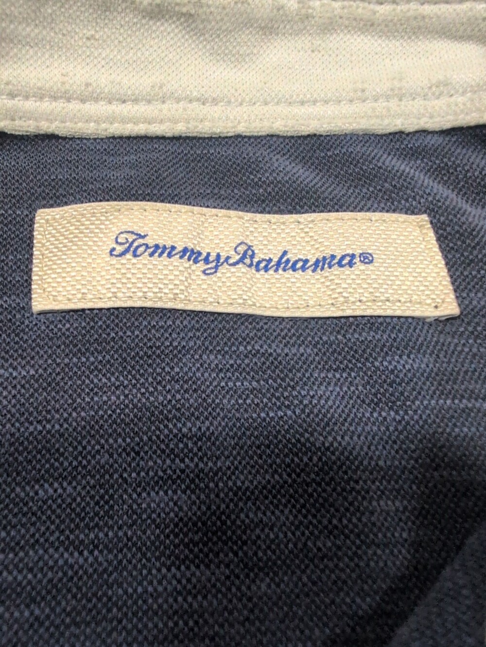 Tommy Bahama blue long sleeve polo shirt XL TG - Picture 5 of 8